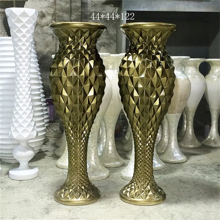 round gold decorative vases garden pots & planters for decoration
