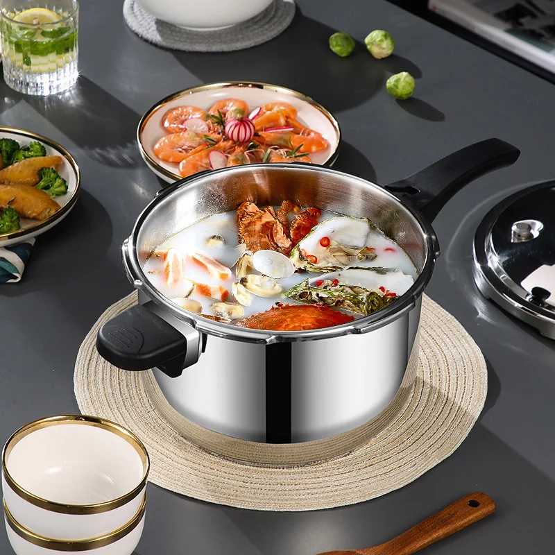 Liantong Factory Commercial Multi functional Fast Cooking Stainless Steel 201 304 Gas Induction Pressure