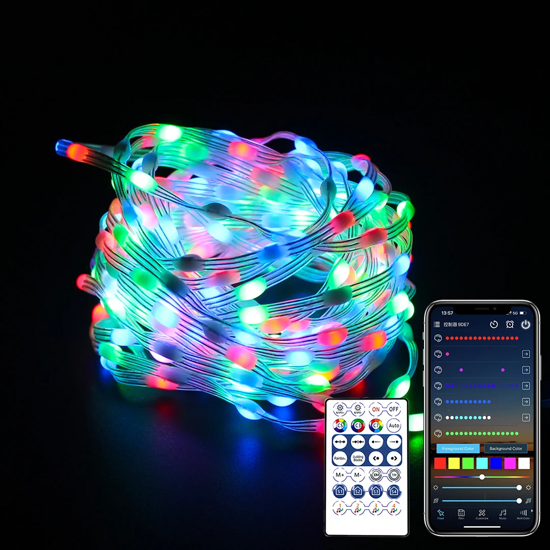 100 Leds Waterproof Copper Wire Decoration Christmas Holiday Fairy 10m 50m 100m Wedding Led String Lights