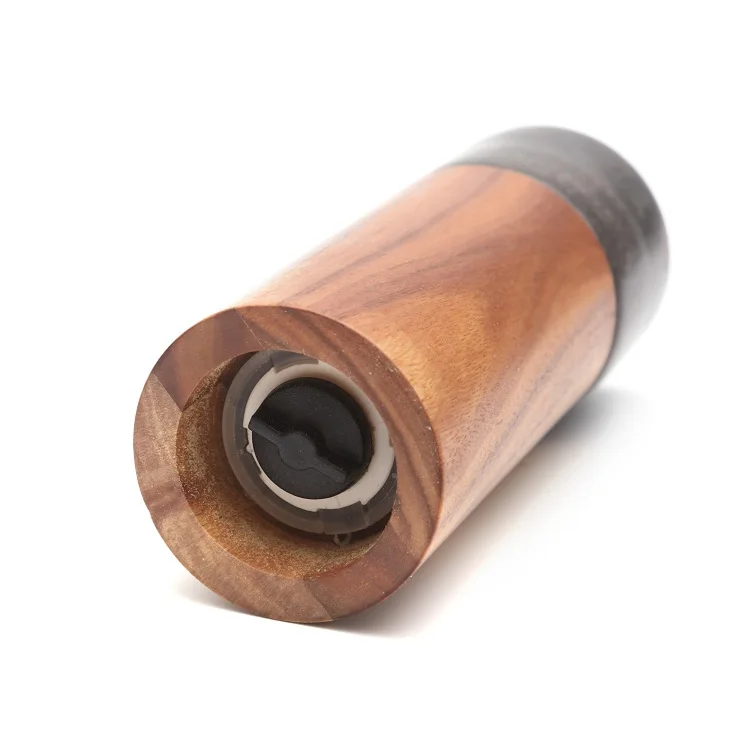 Wholesale Kitchen Tool Marble and Acacia Wooden Pepper Grinder Mill