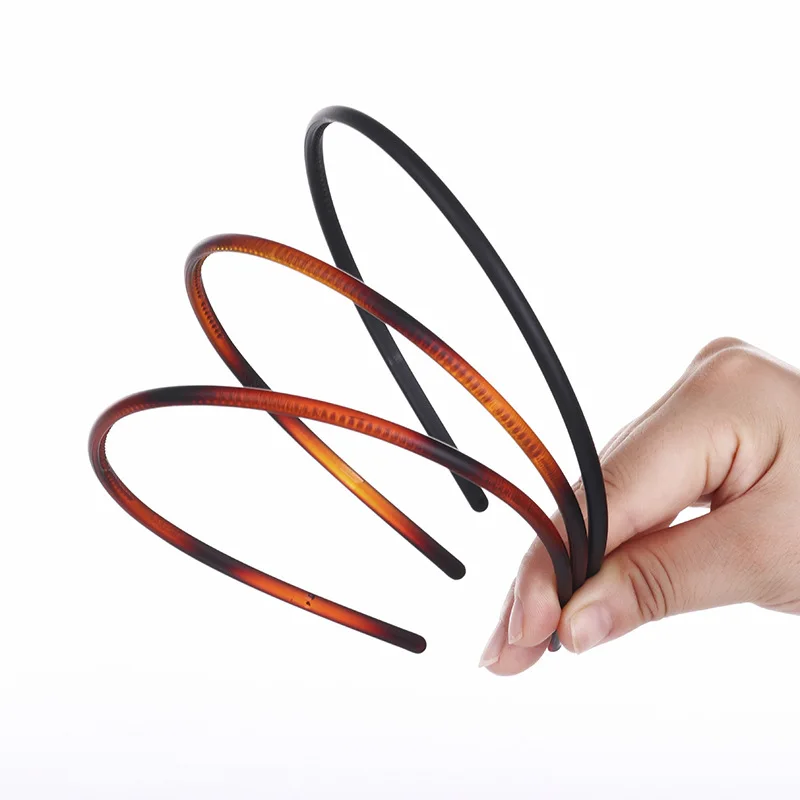 Vintage Custom Punk Leopard Print Plastic Hairband Headband For Wholesale Hair Accessories