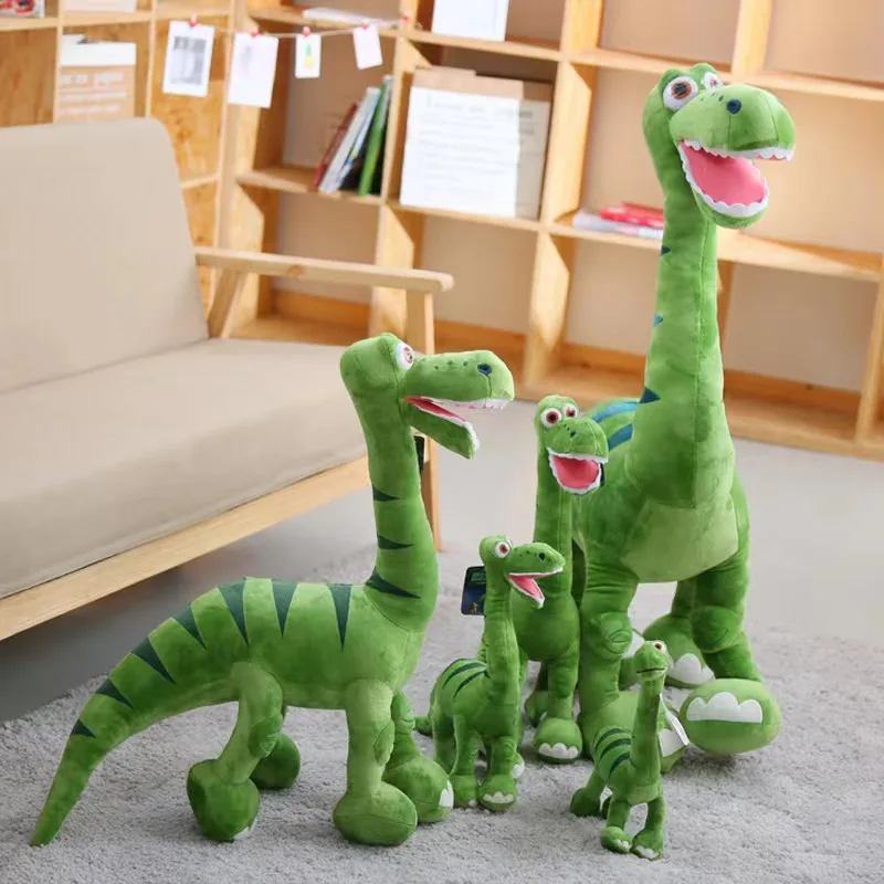 Dinosaur Plush Toy Cute Animals Toys for Boys Girls Child Kids Plush Green Tyrannosaurus Rex Throw Pillow Large Size Animal Toys