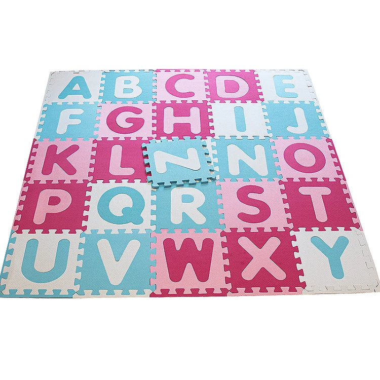 Eva Foam Alphabet 36Pcs Puzzle Alphabet Numbers Eva Floor Play Mat