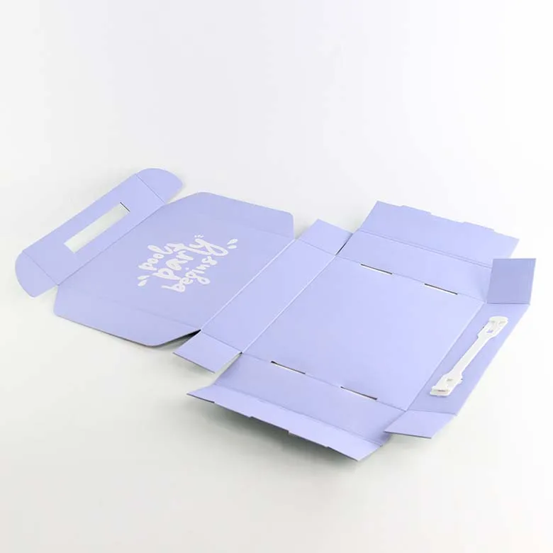 packaging electronic product gift cardboard mailing carton folding custom black mailer box
