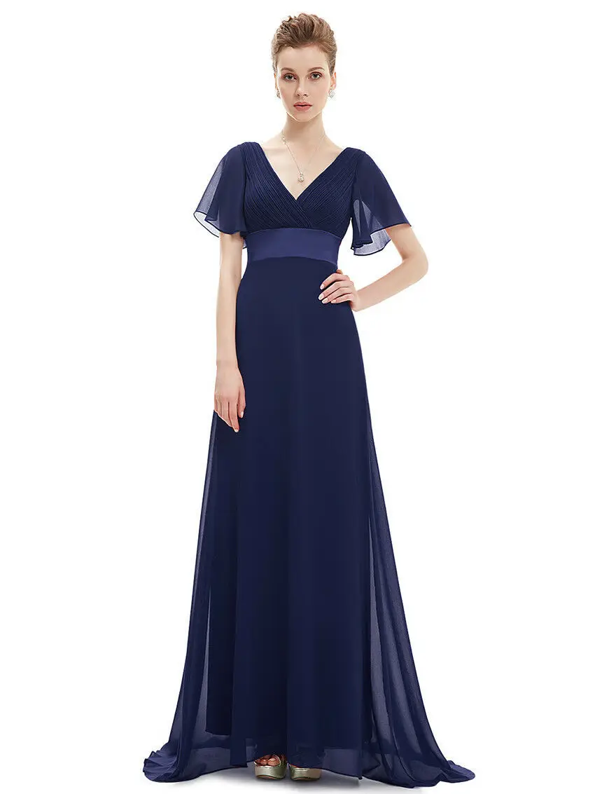 Ebay Apparel Design Services V-neck Wedding Guest Dress for Cocktail Tulle the Outnet Bridesmaid Dresses Royal Blue Ladies Women