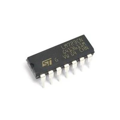 LM723CN цепи питания стандарта регулятор Pos 2V to 37V 0.15A 14-PDIP трубка Интегральные схемы ic чип LM723CN