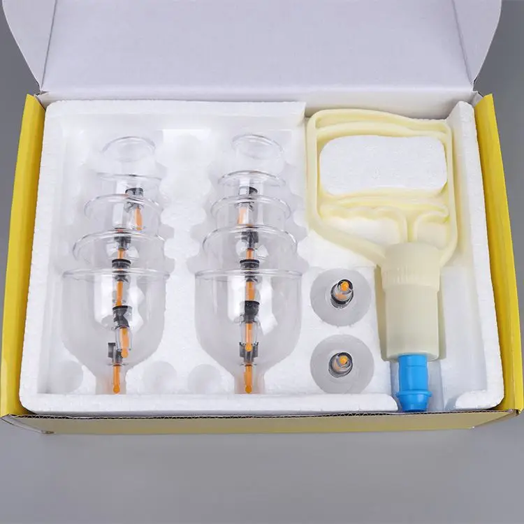 Vacuum Cupping Massage Set 12pcs Medical Cupping Therapy Set Vacuum for Chinese Massage