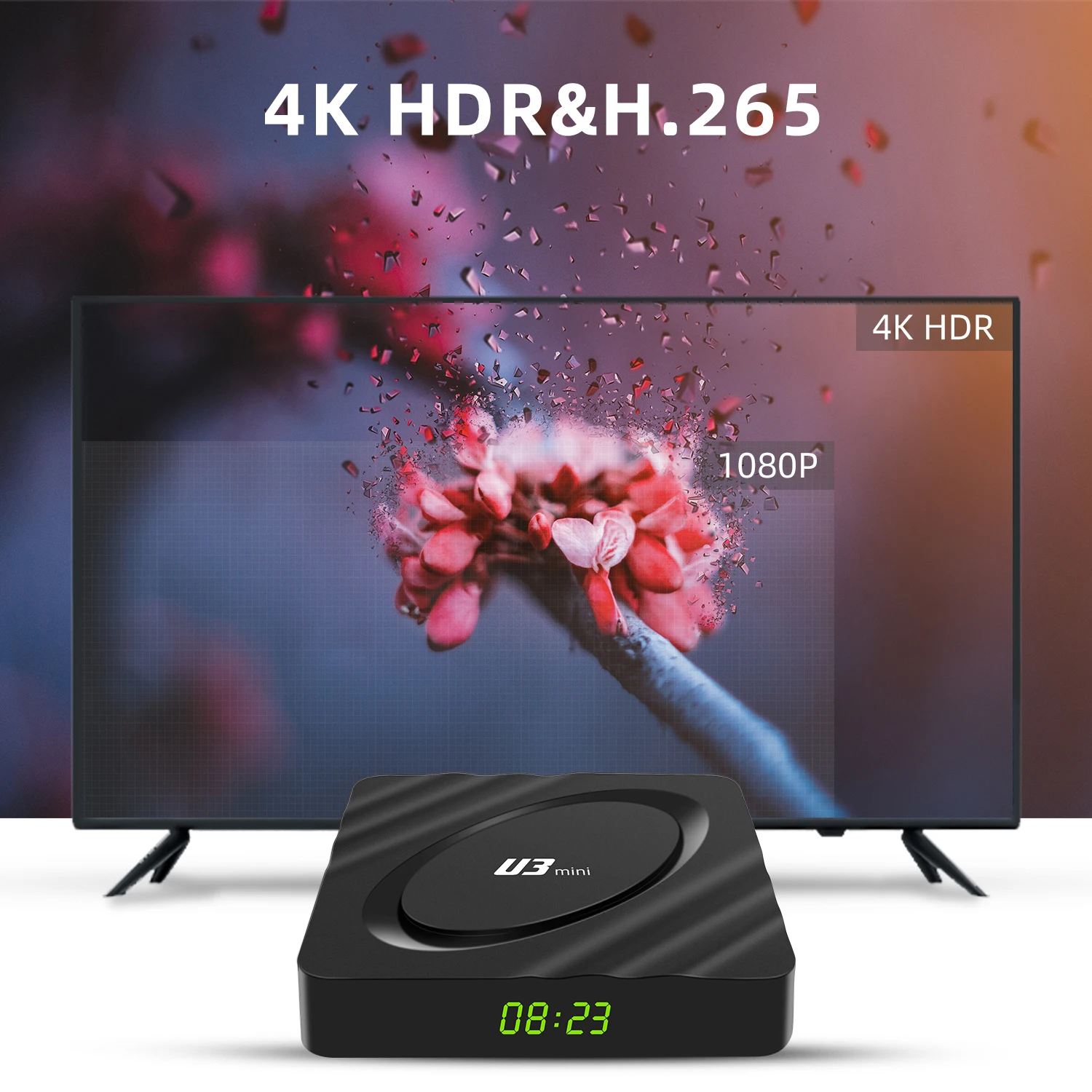 Торговая гарантия в наличии оптовая продажа ТВ-приставка Amlogic S905W Roku Android 4K 2 ГБ