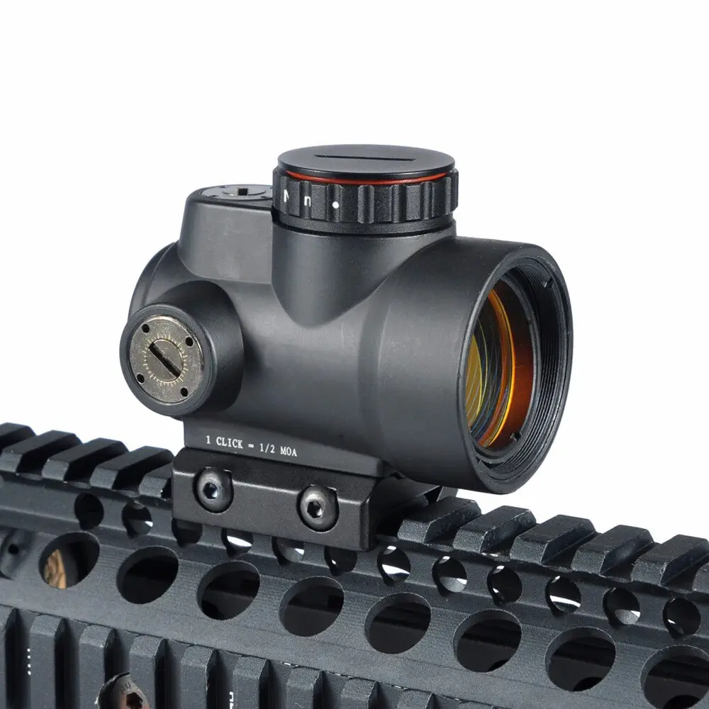 Funpowerland  Red Dot Sight Scope 1X25 MRO Style 2.0 MOA Adjustable Scope With Low/High Mount