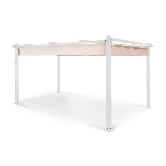 YASN 3x4M Fabric Roof Retractable Awning Pergola Outdoor Pergola Factory Direct Customized