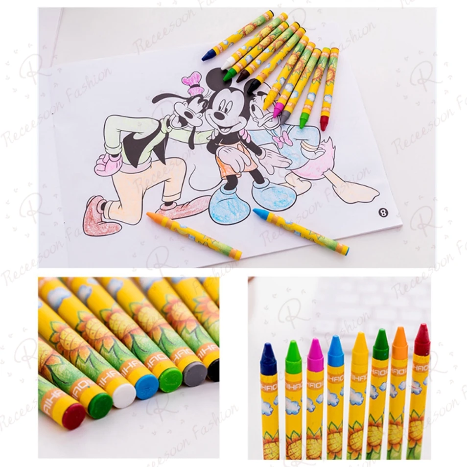 Высококачественные волшебные цветные ручки, 24 цвета, нетоксичные карандаши для граффити, маркеры для масляной живописи для детей, для школы и офиса