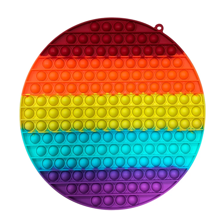 Новый 30 см Большой размер пуш-ап поп-пузырь Непоседа поп аутизма особых потребностей тревоги Снятие Стресса Squeeze сенсорная игрушка для детей
