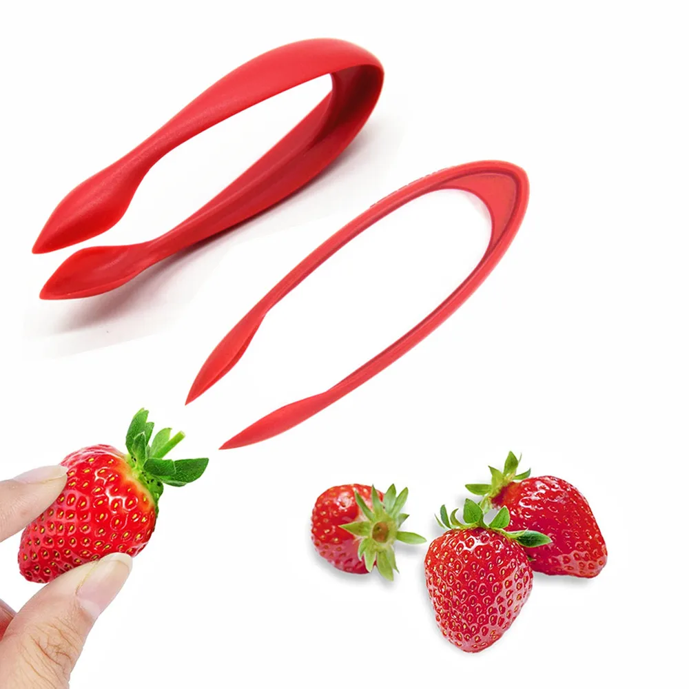 Portable Kitchen Tool Knife Fruit Vegetable Core Stem Remover Strawberry Hullers Gadgets
