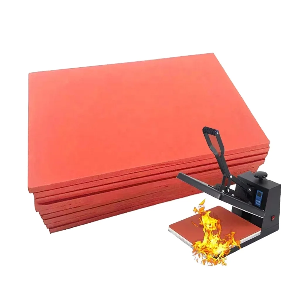 Customized Product! High Temperature Resistance Mat Silicone Foam Pad for Heat Press Machine Blanket