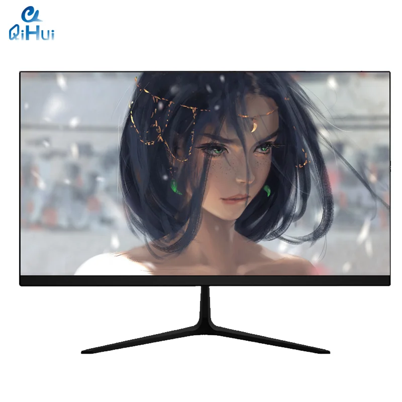 Ультратонкий Безель Qihui FHD 75 Гц разрешение 22/24/27 дюйма яркий ЖК-монитор с временем отклика 3 мс для длительного здоровья