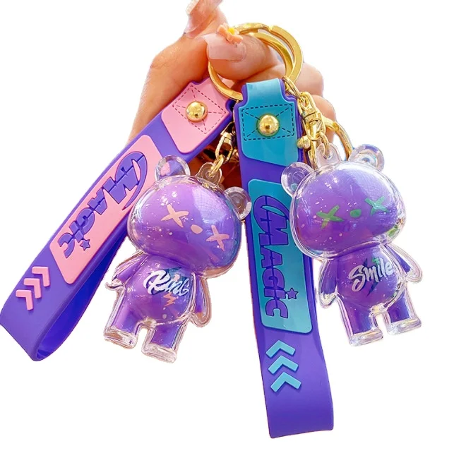 Lawingift Girls Boys Cute Driving UFO Astronaut Love Heart Pig Piggy Keychain Key Ring Multifunction Mini Projector Key Ring
