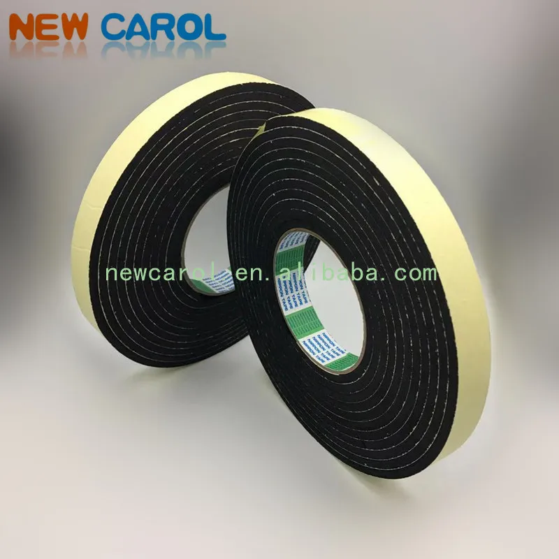 New EVA Single Sided Adhesive Tape Foam Sponge Waterproof Weather Stripping car Window Door Seal Strip