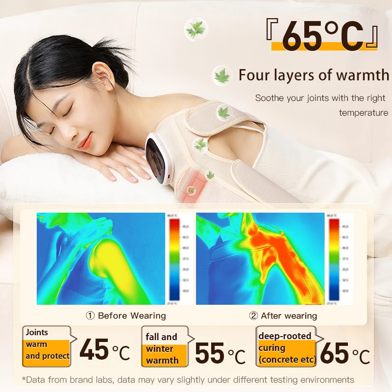 Tech Love Air Compression Knee Shoulder Universal Massage Machine Circulation Exerciser Heating Pressure Air Care Leg Massager