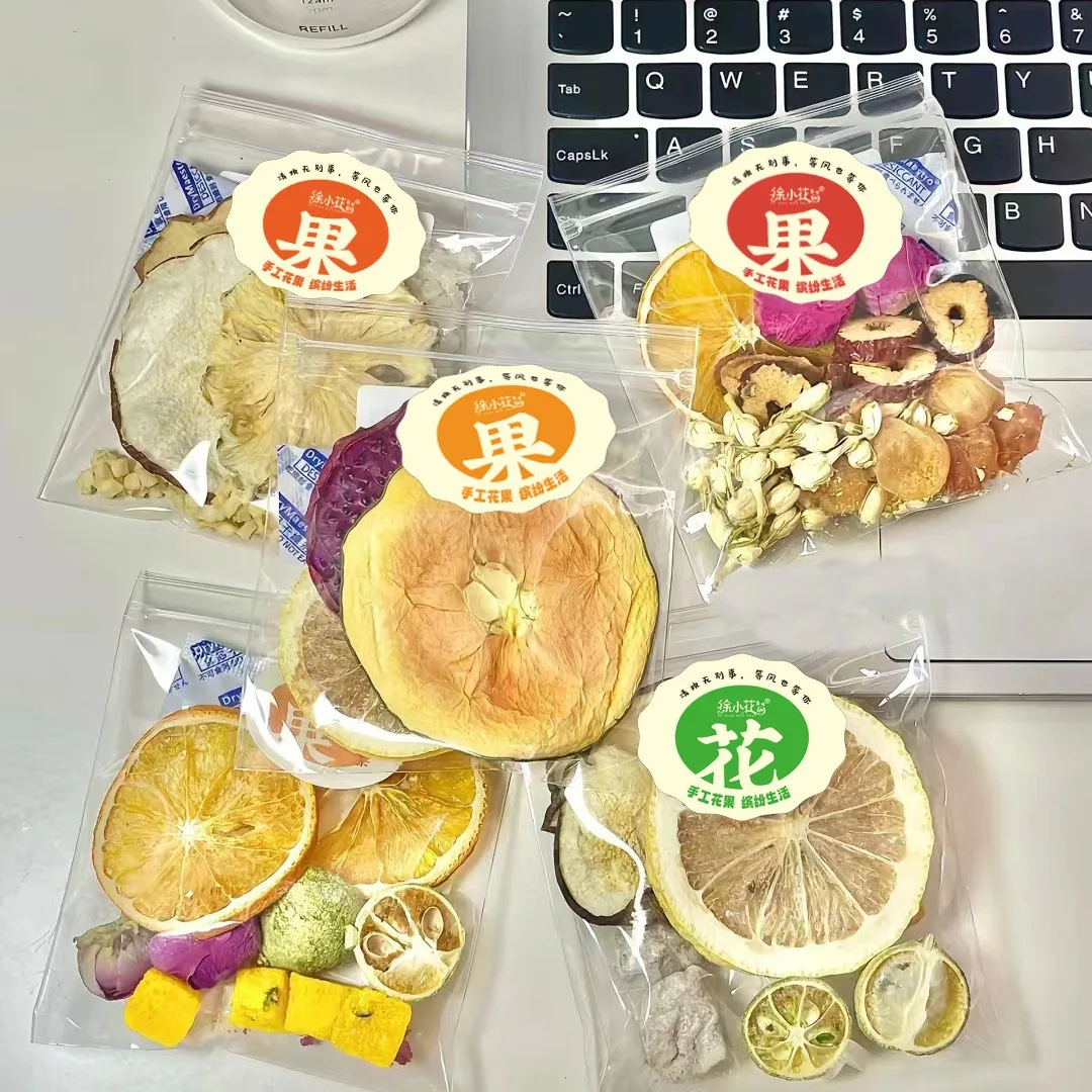 High Quality Small Red Book Explosion Fruit Tea 10g/Pack Loose Leaf Slimming Tea Generation Hair Fruit Tea Combination Wholesale