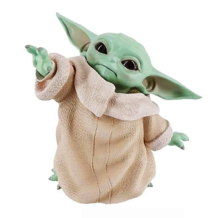 
Factory Direct Sales Anime Character Model Action Figure Toy Baby Yoda Resin Flat Back 