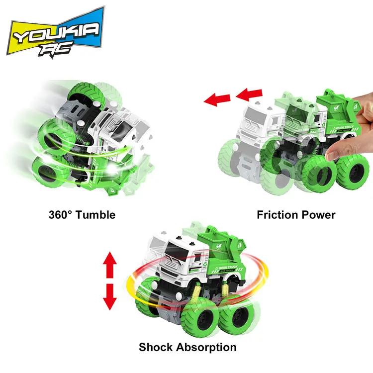 12 шт. детский пластиковый мусоровоз