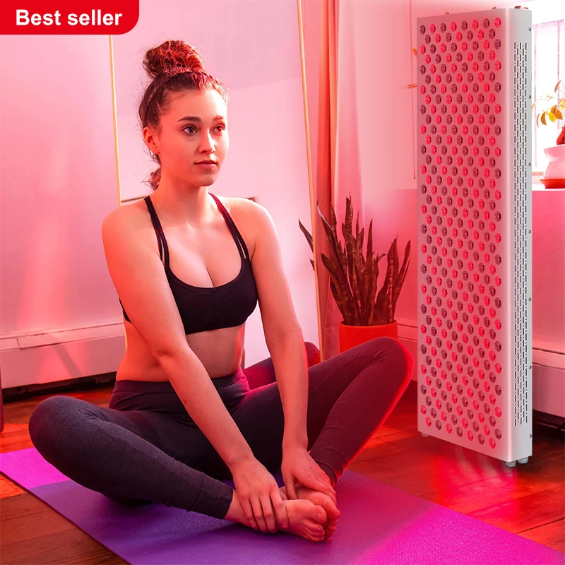 660nm 850nm 432 Led Red Near Infrared 1500w Standing 4 Wavelengths Red Light Therapy Panel Dual Chip