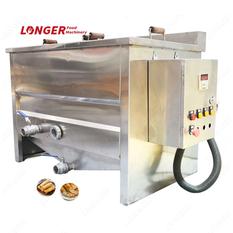 Fries Spring Rolls or Egg Rolls Frying Machine