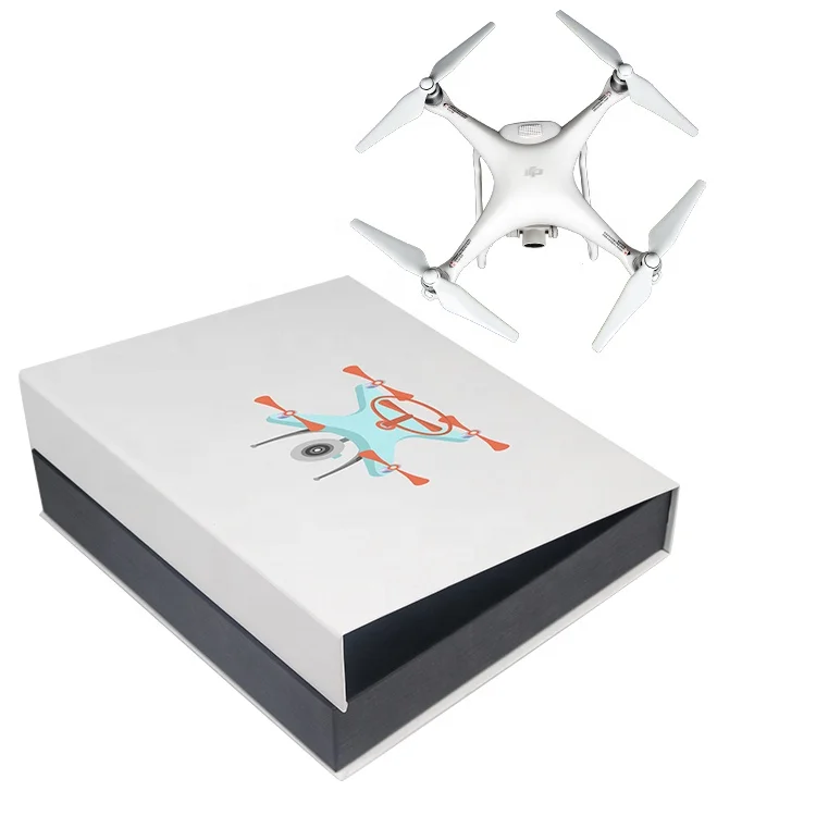 Оптовая продажа, упаковочные коробки с логотипом CMYK, роскошная упаковочная коробка для беспилотника, бумажная коробка в форме книги