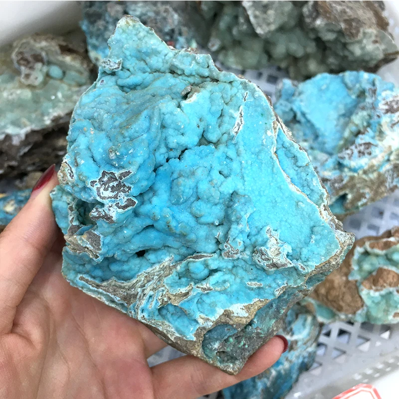 Hot Sale Nature Raw Rough Hemimorphite Mineral Samples Crystal Stone Healing for Home Decoration