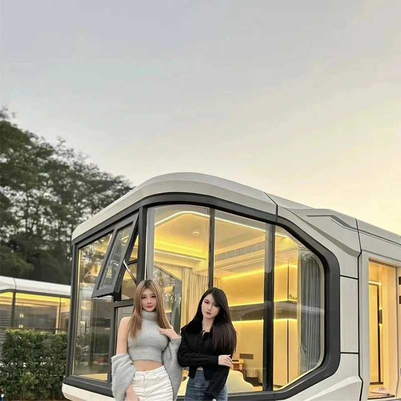 Thermal Performance Suit Ultra Low Energy Water Heating And Electric System Capsule home  Control Hotel Space Capsule House