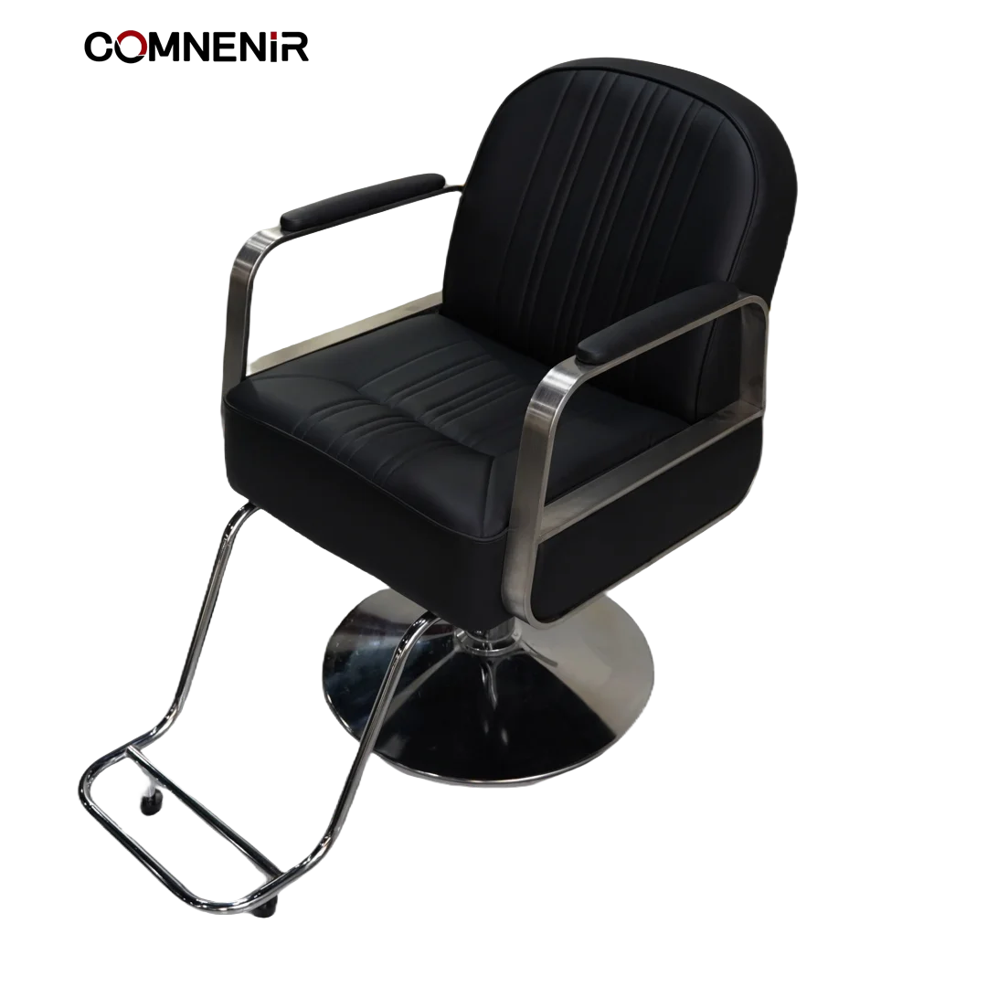 Modern Heavy-Duty Recliner Barber Chair with Hydraulic Pump Customer Hair Salon Furniture for Sale for Living Room Barber Shop