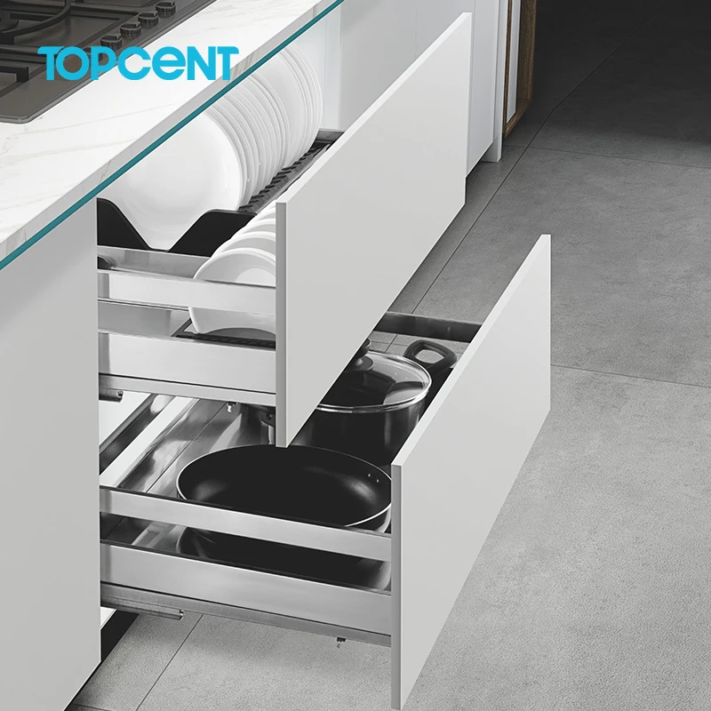 TOPCENT Заводская стойка из нержавеющей стали SUS304 для посуды выдвижная проволочная корзина кухонные аксессуары шкафы хранения