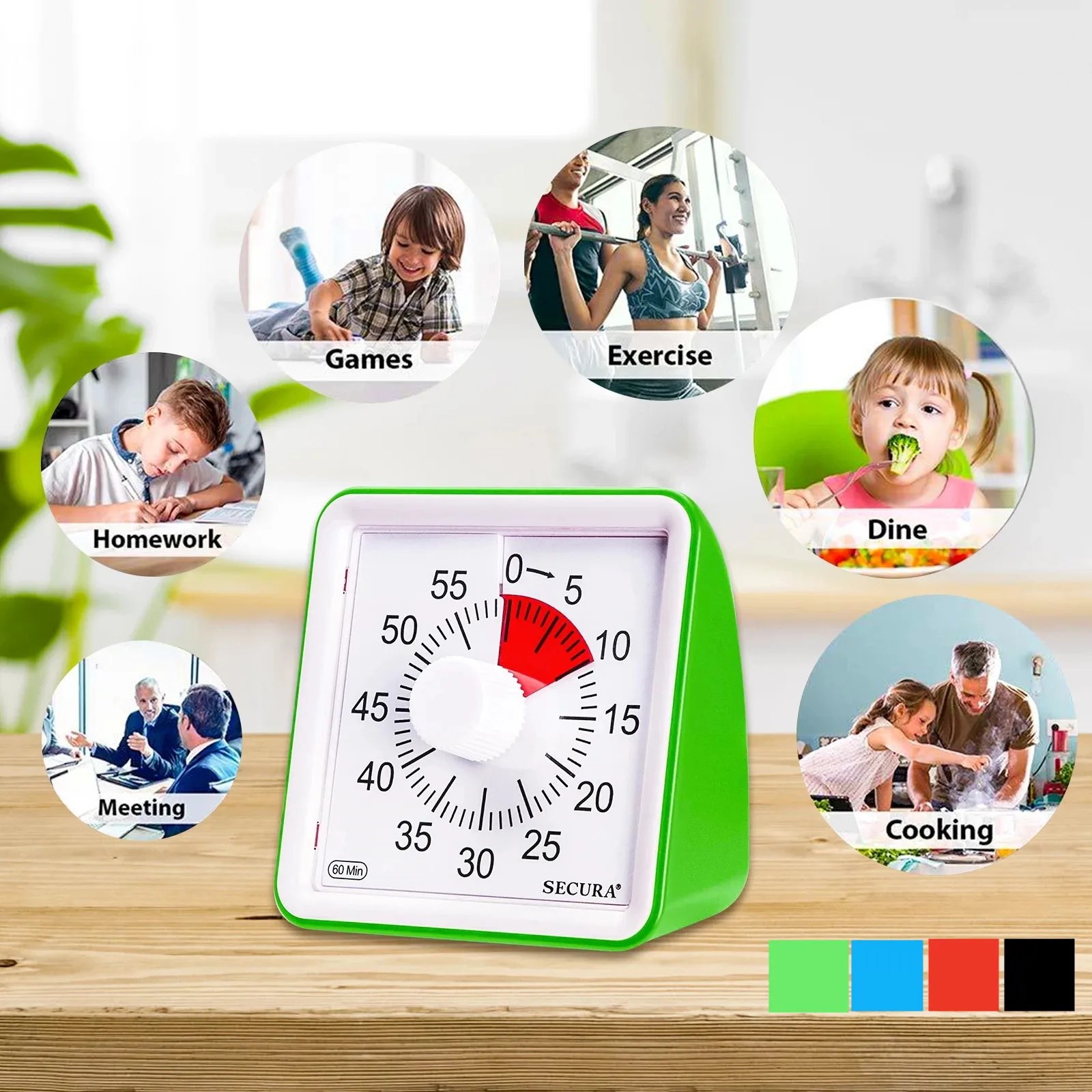 60-Minutekitchen Time Digital Visual Timer Cooking Baking
