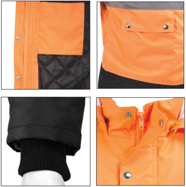 YATO YT-80953 HI-VIS ORANGE WINTER JACKET SIZE XL REFLECTIVE WATERPROOF WINTER SAFETY JACKET HEALTH&SAFETY ARTICLES HAND TOOLS