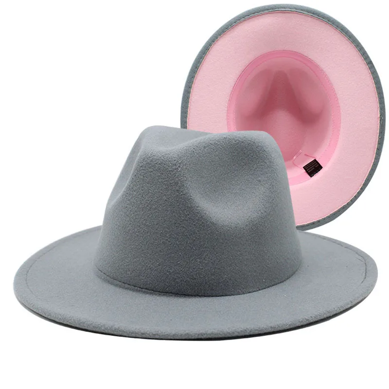 wholesale 2021 Fedora Hats for Women Men Party Music Festival Fashion fedora hats