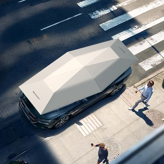 Mynew Movable Carport sun shade umbrella covering roof for outdoor using