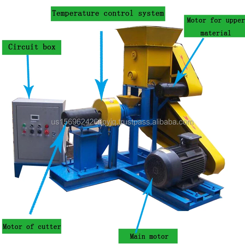 30-40kg/h Puffing Corn Rice Millet Grain Snack Food Making Extruder Machine