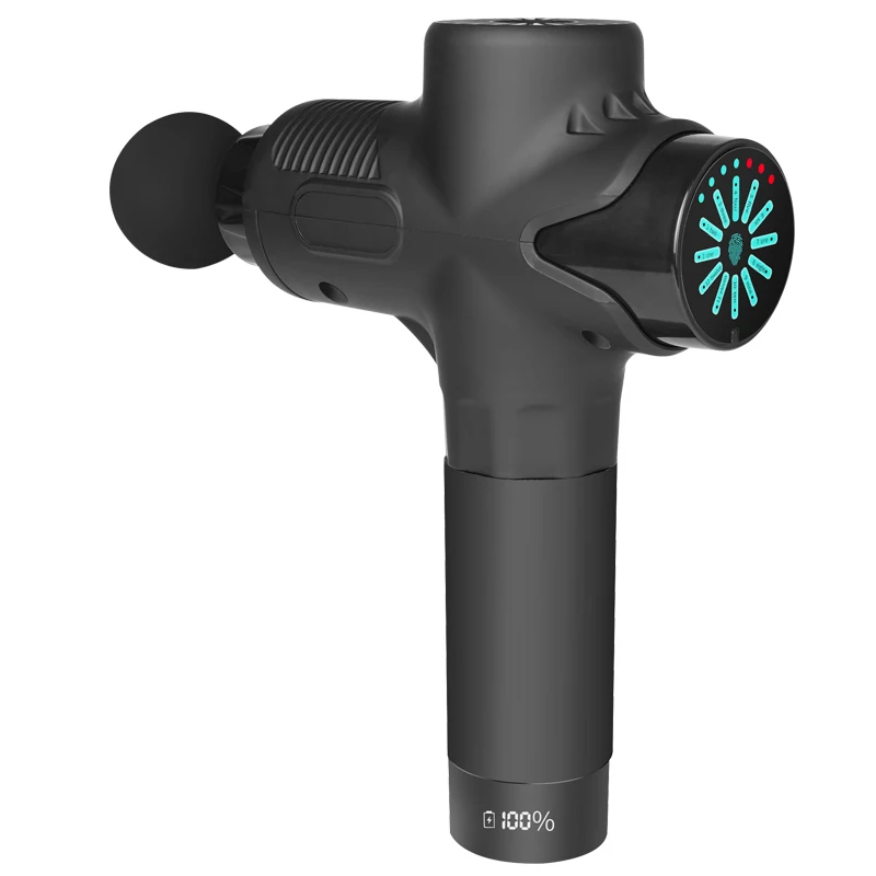 Betters Percussion 30 Speed Muscle Massage Gun Dropshipping Pistol Tool Handheld Massager Touch Screen Fascial Massage Gun