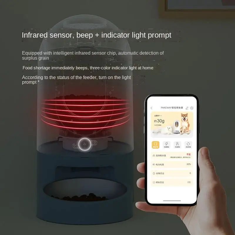 Распродажа, автоматический умный контейнер для пищевых продуктов 2,6 л с управлением через приложение и Wi-Fi
