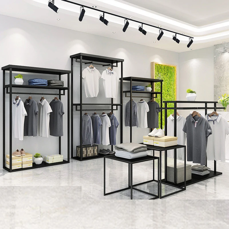 Cheap Clothes Retail Shop Interior Design Garment Store Furniture Display Clothing Rack
