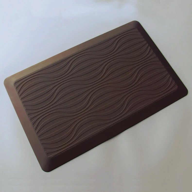 Brown Blue Anti Fatigue Kitchen MatOffice Anti Fatigue Mat For Standing Desk salon barber shop chair anti-fatigue floor mat