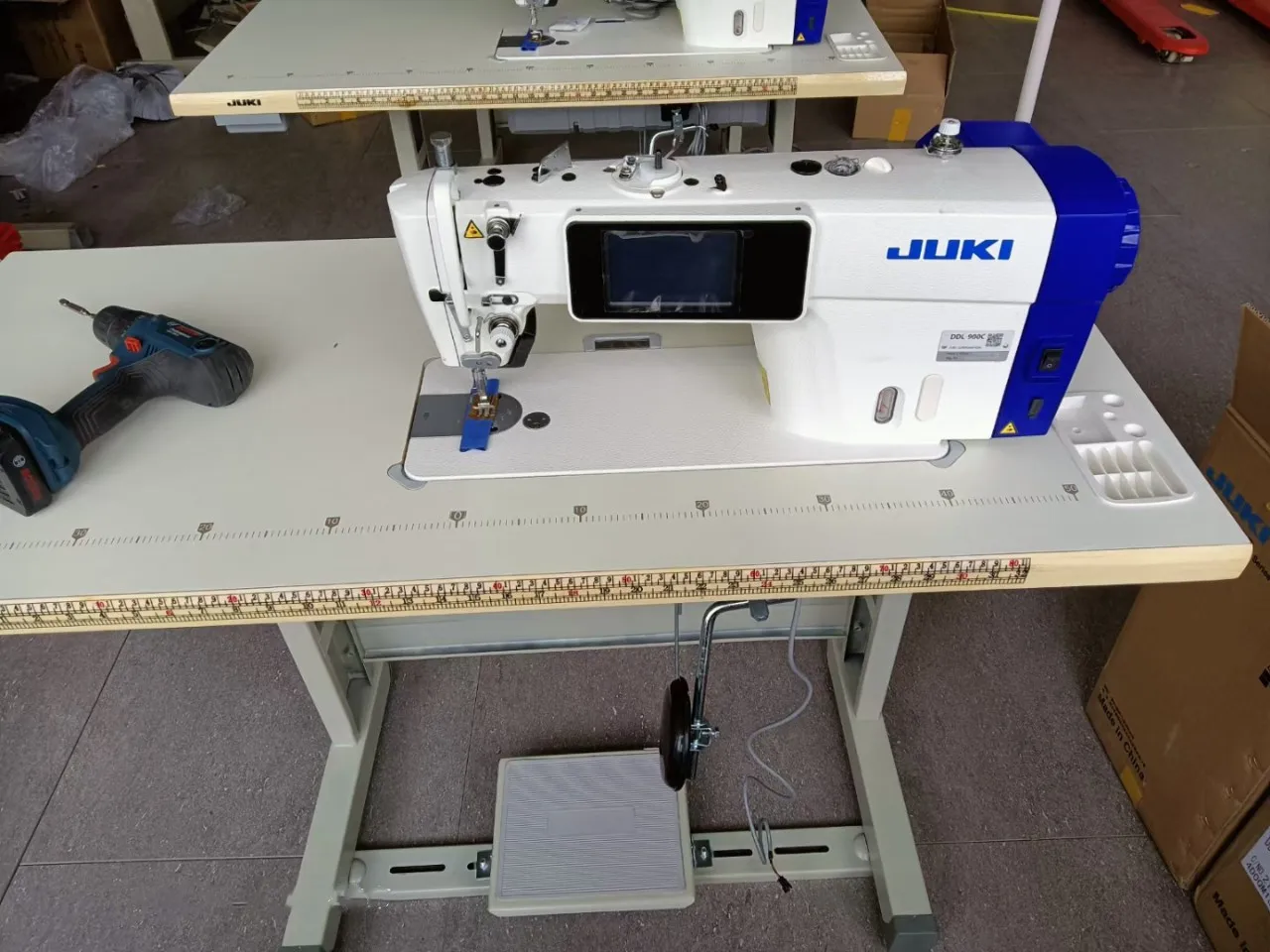 Новая заводская цена Jukis 900C высокоскоростная швейная машина с прямым приводом одноигольная автоматической обрезкой нитью