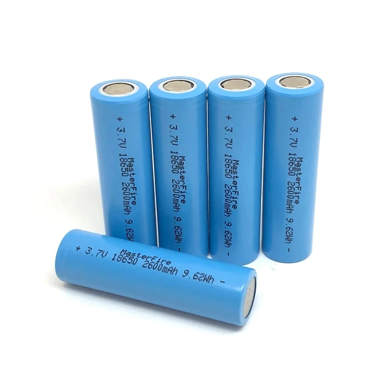MasterFire 18650 2600mah 3 7 V 9.62Wh перезаряжаемая литий-ионная батарея для