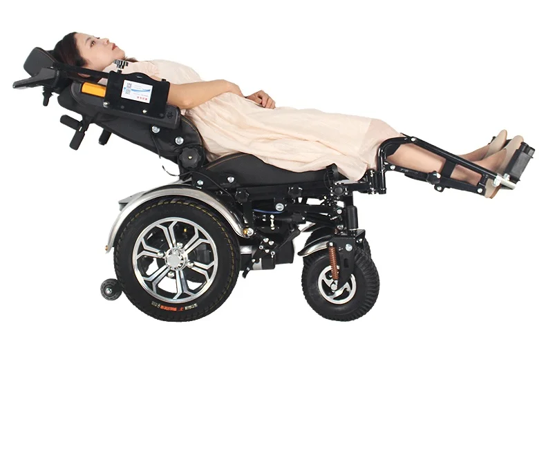 reclining manual wheelchair with reclining backrest reclining commode wheelchair for disabled people wheelchair electric