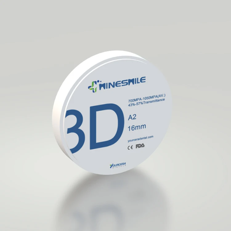 china wholesale dental material plant 4D Multilayer dental ceramic customised zirconia false teeth