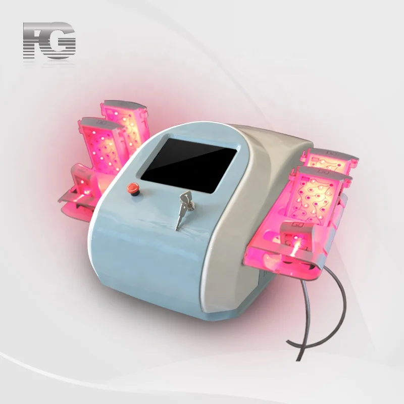 New Model 650nm 808nm 980nm diode lipo laser 10mw cellulite removal fat burning lipo pads body slimming machine profesional