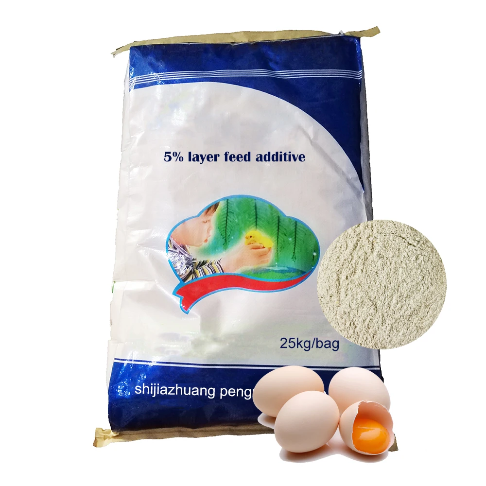 5% poultry series compound premix feed for layer chicken