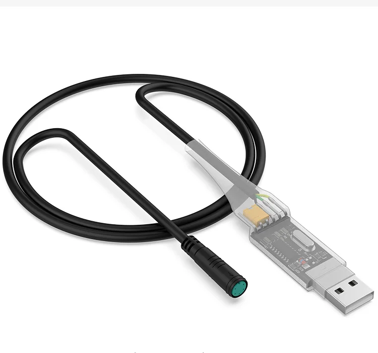 USB Programming Cable For 8fun  BBS01B BBS02B BBSHD Mid Drive Center Electric Bike Motor Programmed Cable