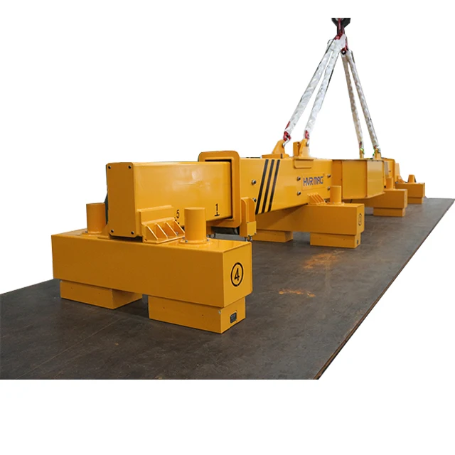 Zhuzhou factory electro permanent lifting magnet telescopic lifter for steel plate