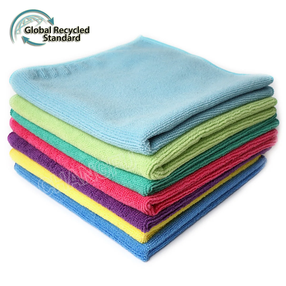 Eco-frienly GRS Microfiber Napkin Microfiber Cloth For Cleaning